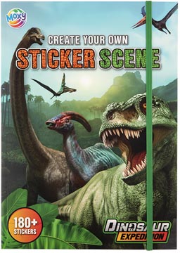 stickerboek dino