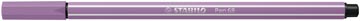 stabilo pen 68 violetgrijs
