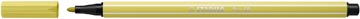 stabilo pen 68 mosterdgeel