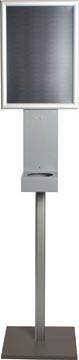 desinfectiezuil 1,5m grijs
