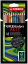 stabilo green arty 12x ass