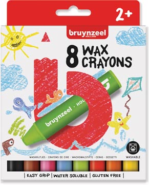 bruynzeel kids waskrijt 8x ass