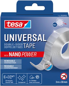 tesa dubbelz tape nanopwr 3x30