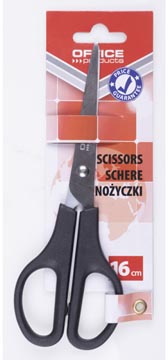 op schaar 16cm zwart bl