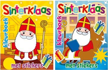 kleurboek sint a5 met sticker