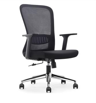 bureaustoel alu zw pk2