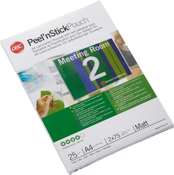 hoes peel a4 150mic mat 25x