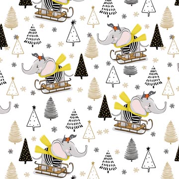 inpak 250mx50cm kerst olifant