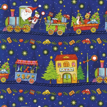 inpak 250mx50cm kerst trein