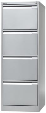 bisley hangmappenkast 4l zilv