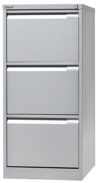 bisley hangmappenkast 3l zilv