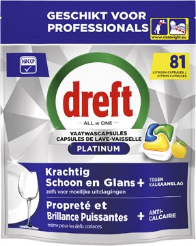 dreft pro platin lemon 81cap