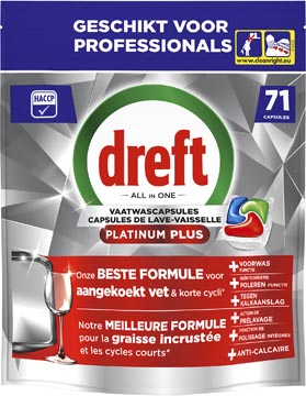 dreft pro platin+ regul 71cap
