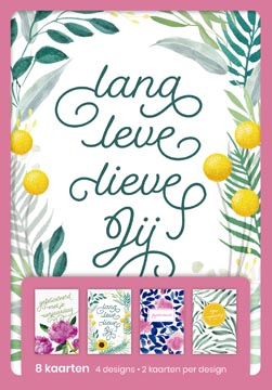 hallmark kaart lang leve x8