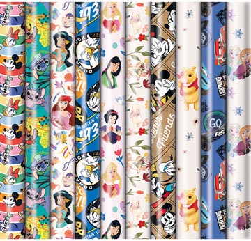 geschenkpap 70cmx2m disney