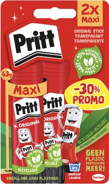 pritt plakstift 43g 2x kort-30