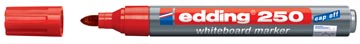 e-250 whiteboard marker rood