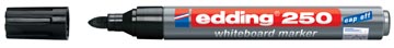 e-250 whiteboard marker zwart