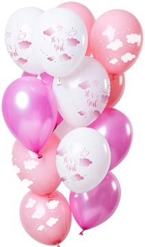 ballon 33 cm 12x girl