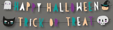 letterslinger 1,5m halloween