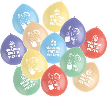 ballon 23cm 12x sint
