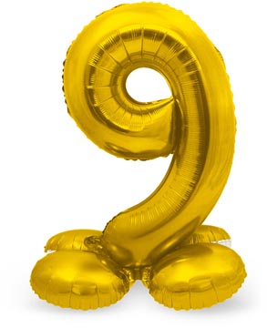 folieballon 72cm goud 9