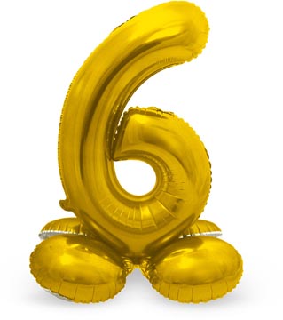 folieballon 72cm goud 6