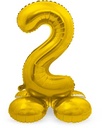 folieballon 72cm goud 2