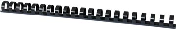 op bindrug zwart 16 mm 100x