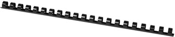 op bindrug zwart 12 mm 100x
