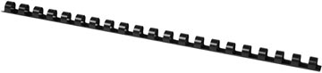 op bindrug zwart 10 mm 100x