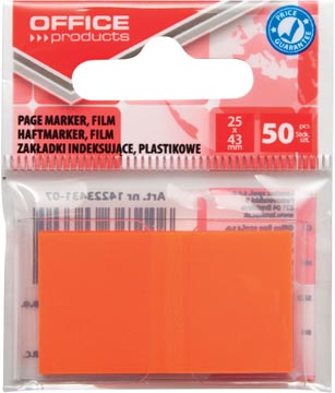 op index 25x43mm 50t oranje