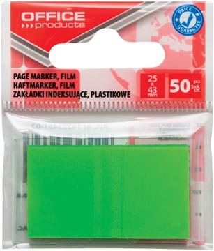 op index 25x43mm 50t groen