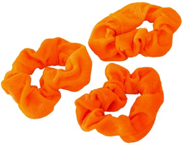 oranje scrunchie 3x