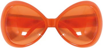 oranje bril oversized