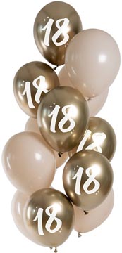 ballon 33 cm 12x luxe 30