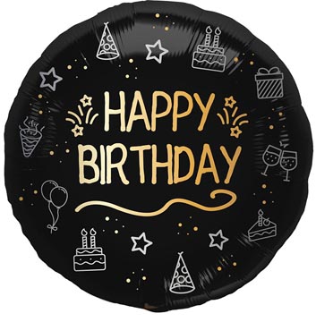 folieballon 45cm shining glam
