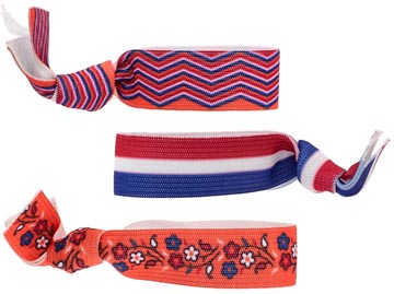 oranje armbandjes 3x