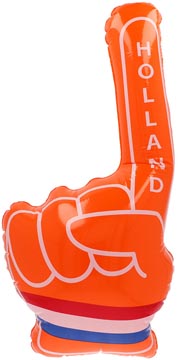 oranje hand opblaasbaar