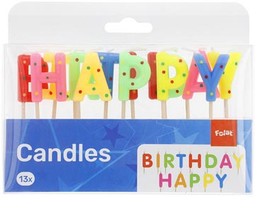 kaarsjes happy birthday