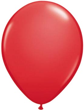 ballon 30 cm 10x metal rood