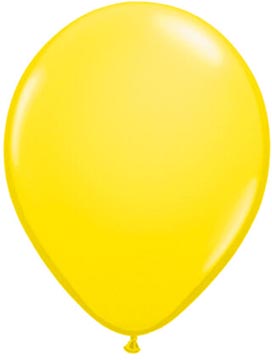 ballon 30 cm 10x metal geel