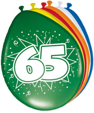 ballon 30 cm 8x ass 65