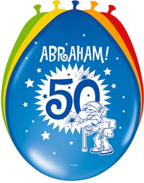 ballon 30 cm 8x ass abraham