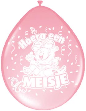 ballon 30 cm 8x ass meisje