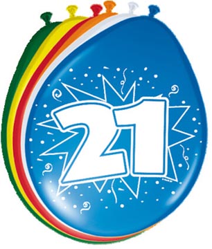 ballon 30 cm 8x ass 21