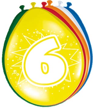 ballon 30 cm 8x ass 6