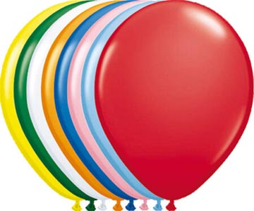 ballon 30 cm 10x assortie