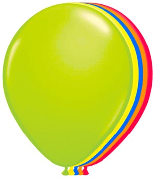 ballon 30 cm 8x ass neon