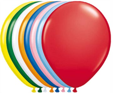 ballon 30 cm 100x assortie